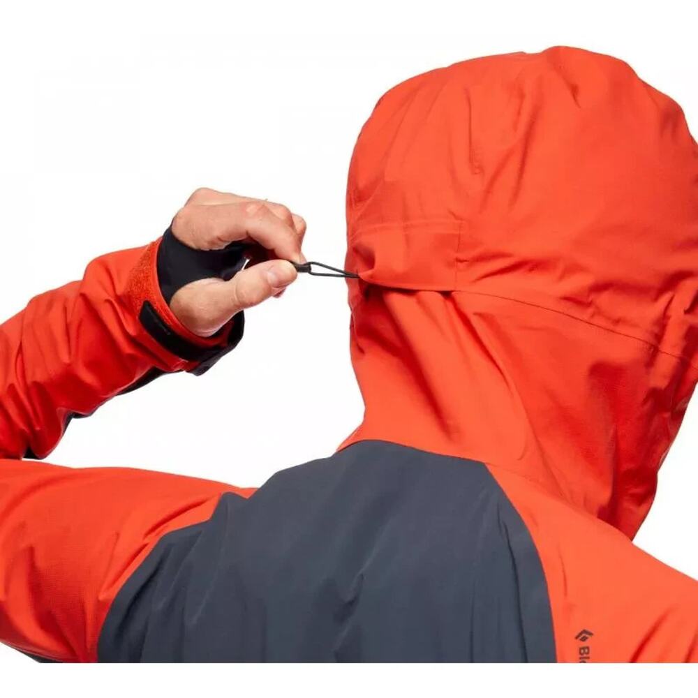 Black Diamond Dawn Patrol Hybrid Shell Jacket Mens Med Hoodie Performance $365 - Picture 4 of 5